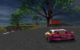 AMW on it's way to the offroad part of Forgotten City, captured by 