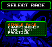 Select Race menu