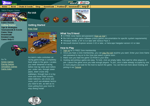 MSN Gaming Zone, Re-Volt Wiki