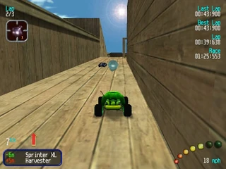 A Phat Slug launches a Water Balloon at a Sprinter XL.