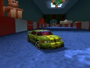 Front quarter view of RC posing in Toy World 1.