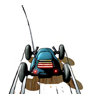 This car is commonly seen in the game's gallery, being more exact, in the Fiddlers on the Roof storyboard images.