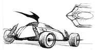 Another concept of Genghis car showing back side.