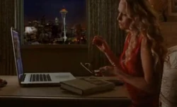 Maggie segundos antes del apagon en Seatle.