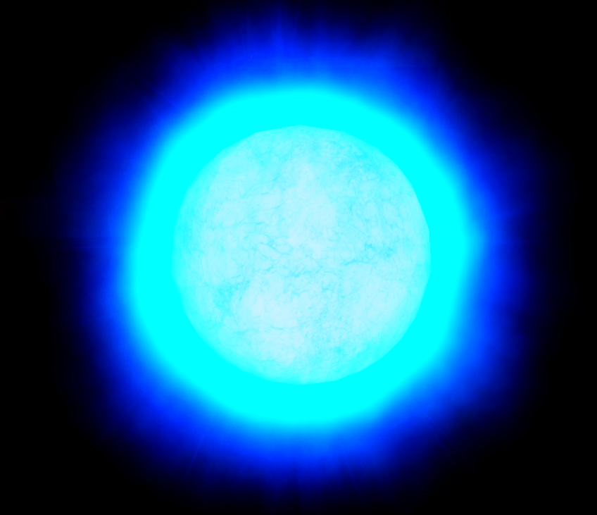 blue giant star