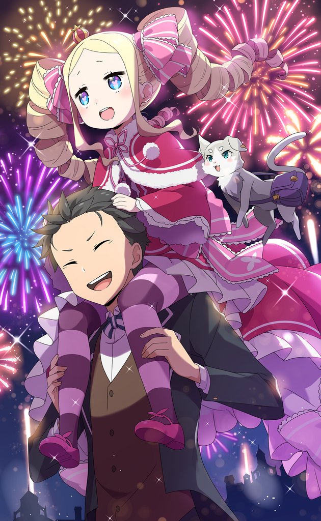 Subaru and Emilia Kick Back in Recent Re:Zero Visual - Haruhichan