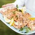 Gegrillter Lachs