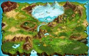 Official World map of the Re:Zero universe.