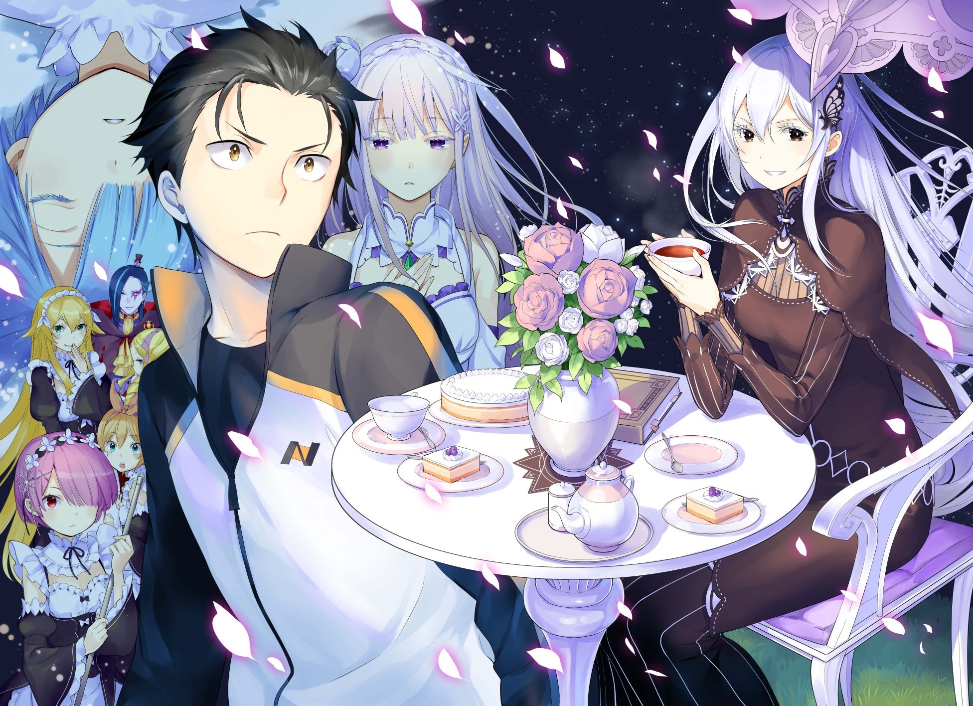 Anime ReZERO Starting Life In Another World Emilia ReZERO ReZero  Pack ReZERO Rem ReZERO Ram   Anime Anime wallpaper Animated  wallpapers for mobile