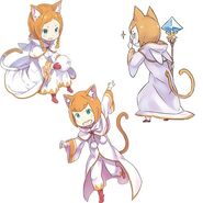 Mimi, Hetaro, and Tivey Character Art