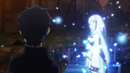 Emilia talks to Spirits - Re Zero Anime BD