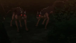 A Wolgarm attacking Petelgeuse's Finger