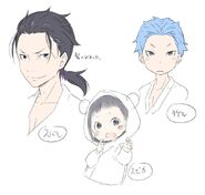 Natsuki Rem Family concept art