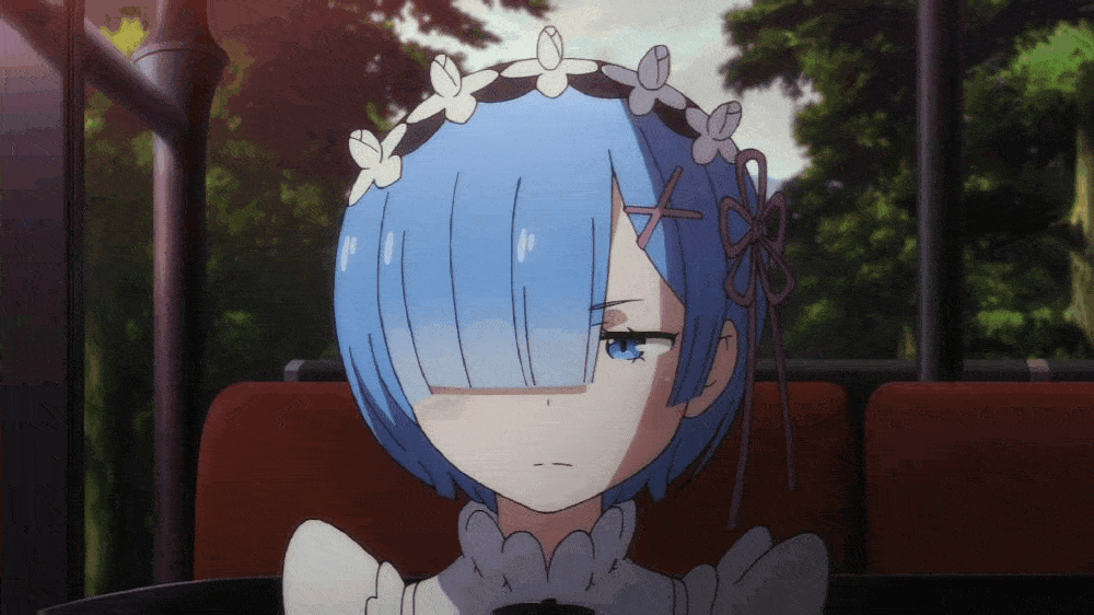I wish for an anime character in a cyberpunk style. the character should be  similar to rem from the re:zero anime, but with a futuristic twist. the  character must have long dark