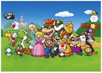 Super Mario Jigsaw Puzzles for Adults 500 Piece Anime Movies