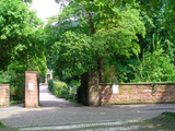 Wegenetz auf dem Bergfriedhof