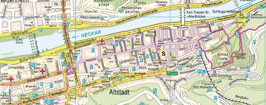 Stadtplan Heidelberg | Rhein-neckar-indushistory- Wiki | Fandom