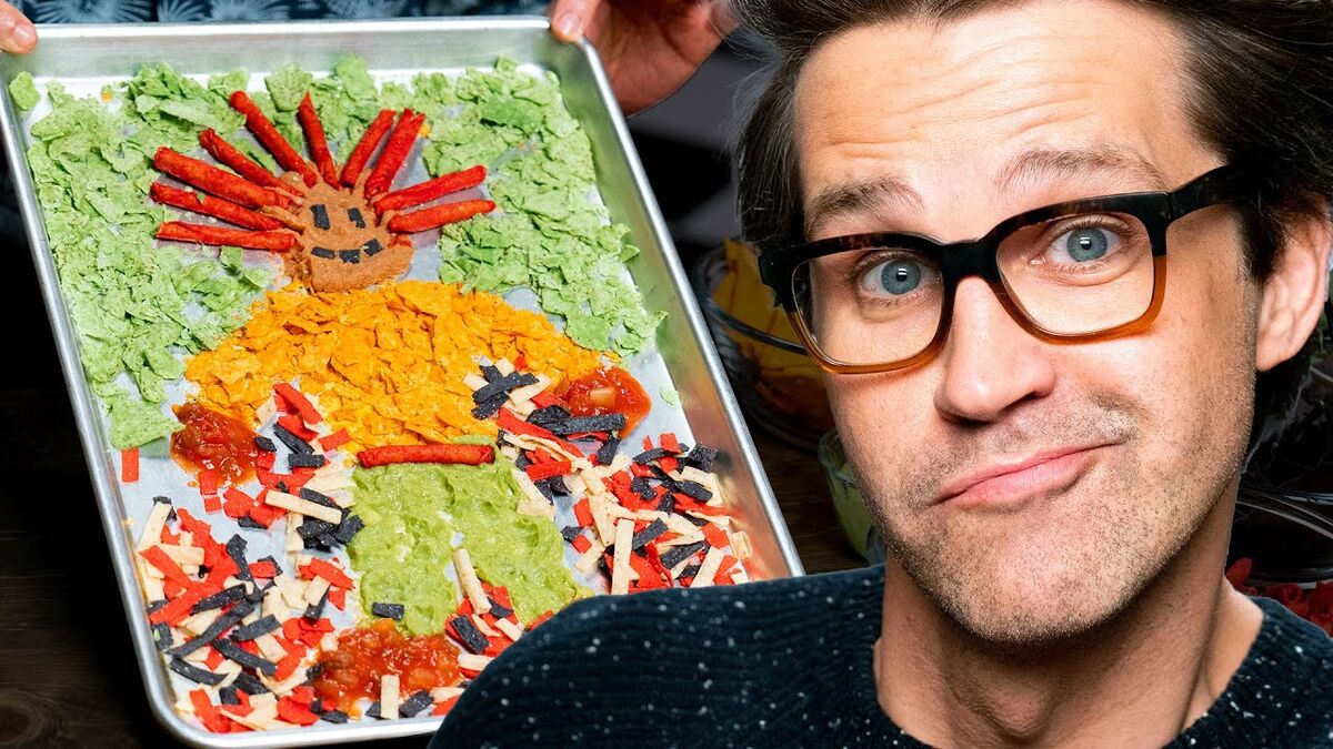 Rhett and Link - Get up on outta here, with my eyeholes. We're eating  cartoon food inspired by Rick and Morty. #GMM