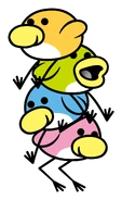 Artwork from Rhythm Heaven Megamix