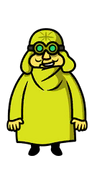 Artwork of Saffron from Rhythm Heaven Megamix