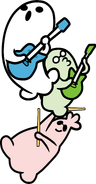 Artwork from Rhythm Heaven Megamix