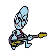 Artwork of Cam from Minna no Rhythm Tengoku Zen Kyoku-shu and Minna no Rhythm Tengoku Zen Vocal-shu