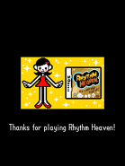 RHdemoUSepilogue.png (4 KB) "Thanks for playing Rhythm Heaven!"
