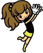 Solo artwork of Pop Singer from the wallpaper from Nintendo LINE