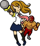 Promotional artwork from Rhythm Heaven Megamix