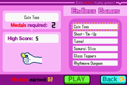 Endless Games.png (4 KB) The Endless Games menu in Rhythm Heaven