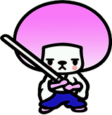 Costumed Tibby (The Wandering Samurai)