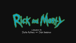 Rick and Morty title screen