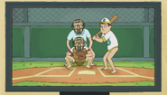 S1e8 pantsless baseball