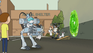 Watch rick and morty lawnmower dog top
