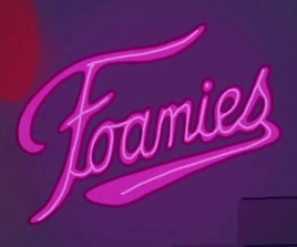 Foamies Neon Sign