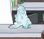 Frozen creature