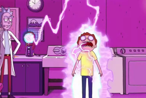 Prime Rick was the first to invent interdimensional portal technology so he  was moving from dimensions to other to give other Ricks the same technology  this was before the citadel. Green portal