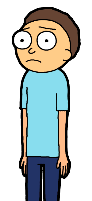 storhedsvanvid Løs jeg behøver Blue Shirt Morty | Rick and Morty Wiki | Fandom
