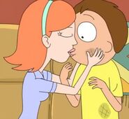 Jessica kisses Morty