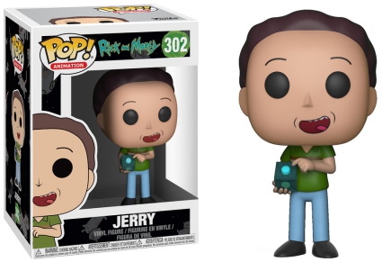 Rick and Morty Figurine Pop Animation Vinyl Jerry 9 Cm Funko Figure 302 for sale online 