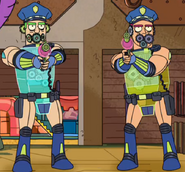 Two Gear World police officers