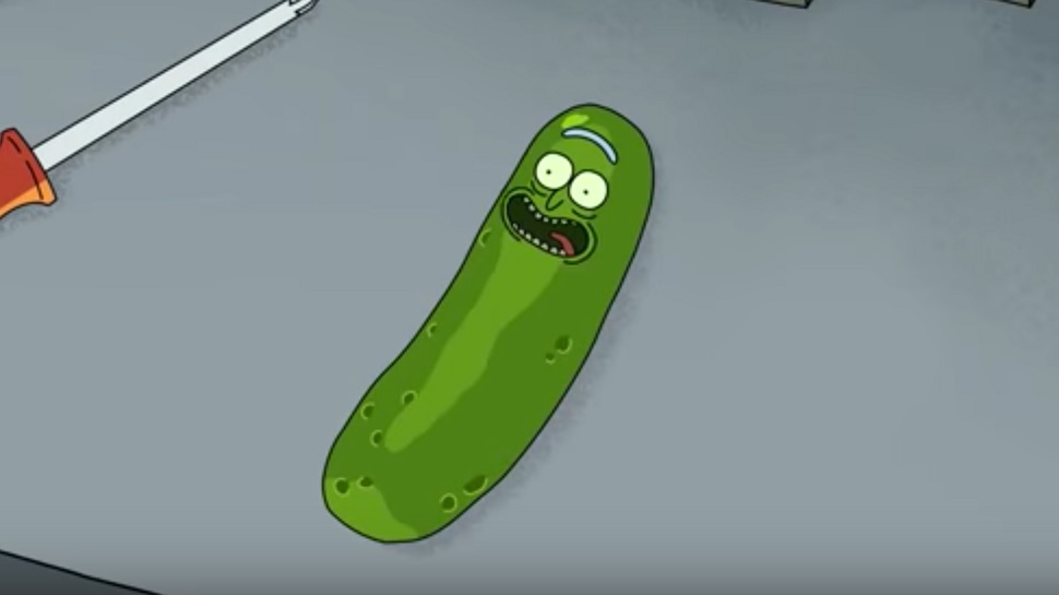 Carte Pickle Rick - Je suis un scientifique Citation gra