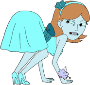 Jessica (C-137) shows her ass at Morty