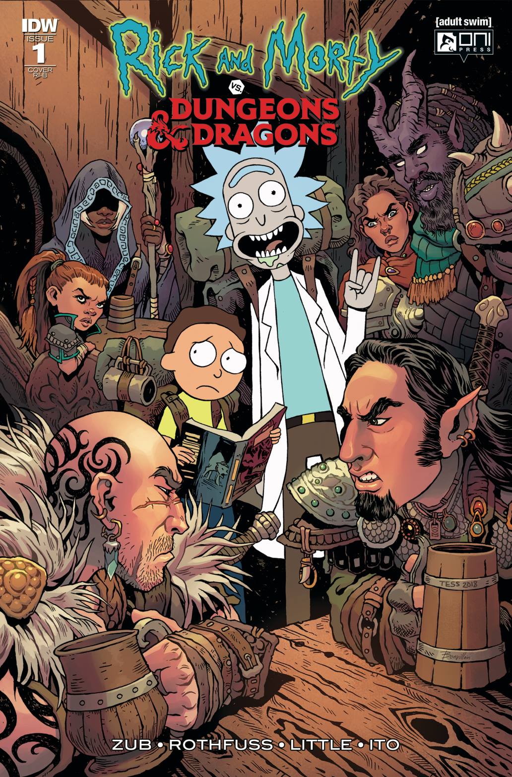 Third Rick & Morty Vs Dungeons & Dragons In IDW February 2022 Solicits