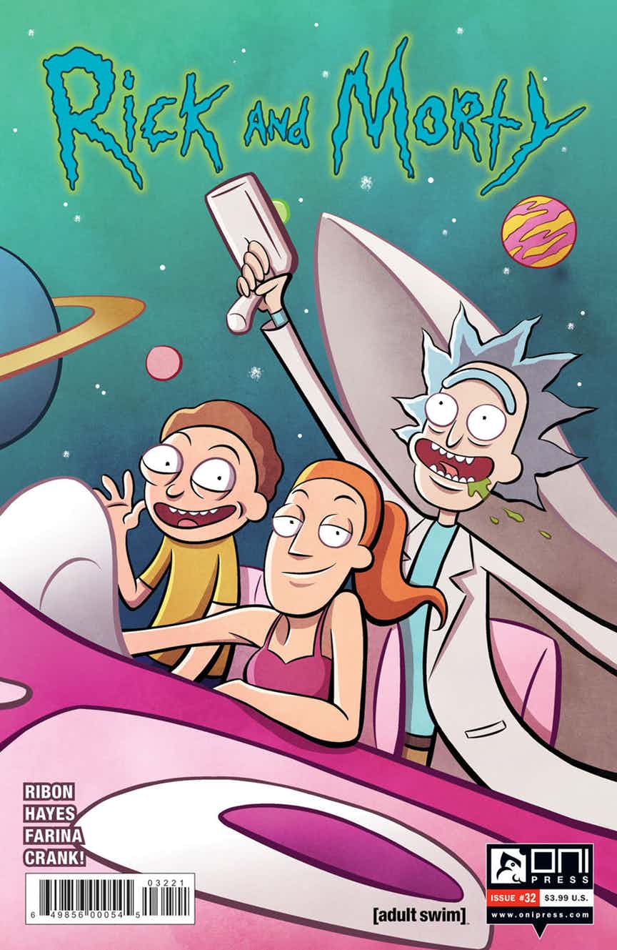 Steering the good ship S.S. 'Rick and Morty' through comic waters