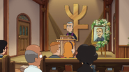 Lawrence's funeral.