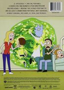 Rick and Morty S1 DVD - back