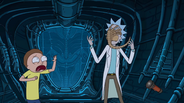 Alcoholism Saves Rick And Morty From A Face Hugger In Alien: Covenant  Crossover