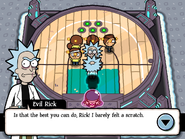 Evil Rick's defeated dialogue