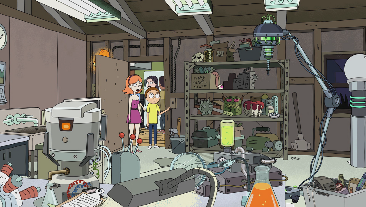 Rick and morty clearance garage